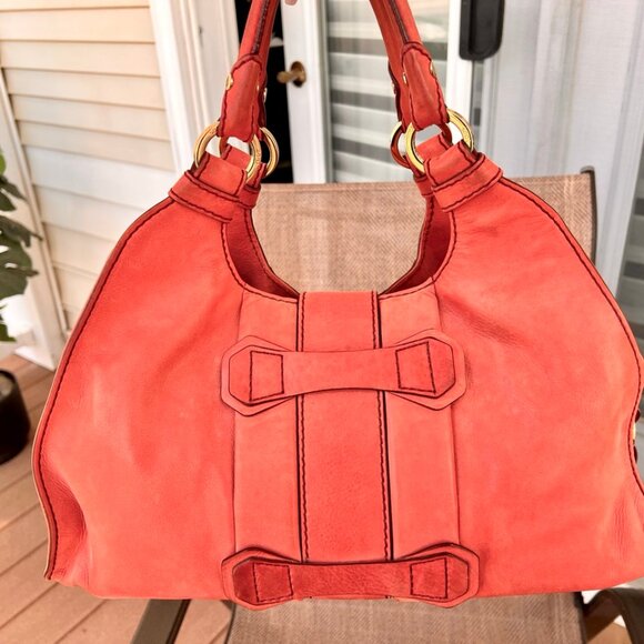 GORGEOUS Authentic Tod's Nubuck Leather Studded Shoulder Bag - Italian Designer - Picture 2 of 11